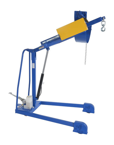 Hand Crank Portable Drum Carrier/Rotator/Boom with 60